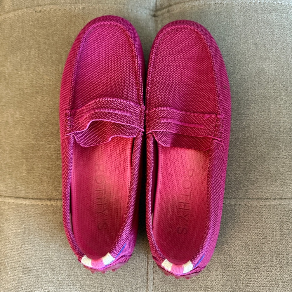 Rothy's Fuchsia Moccasins